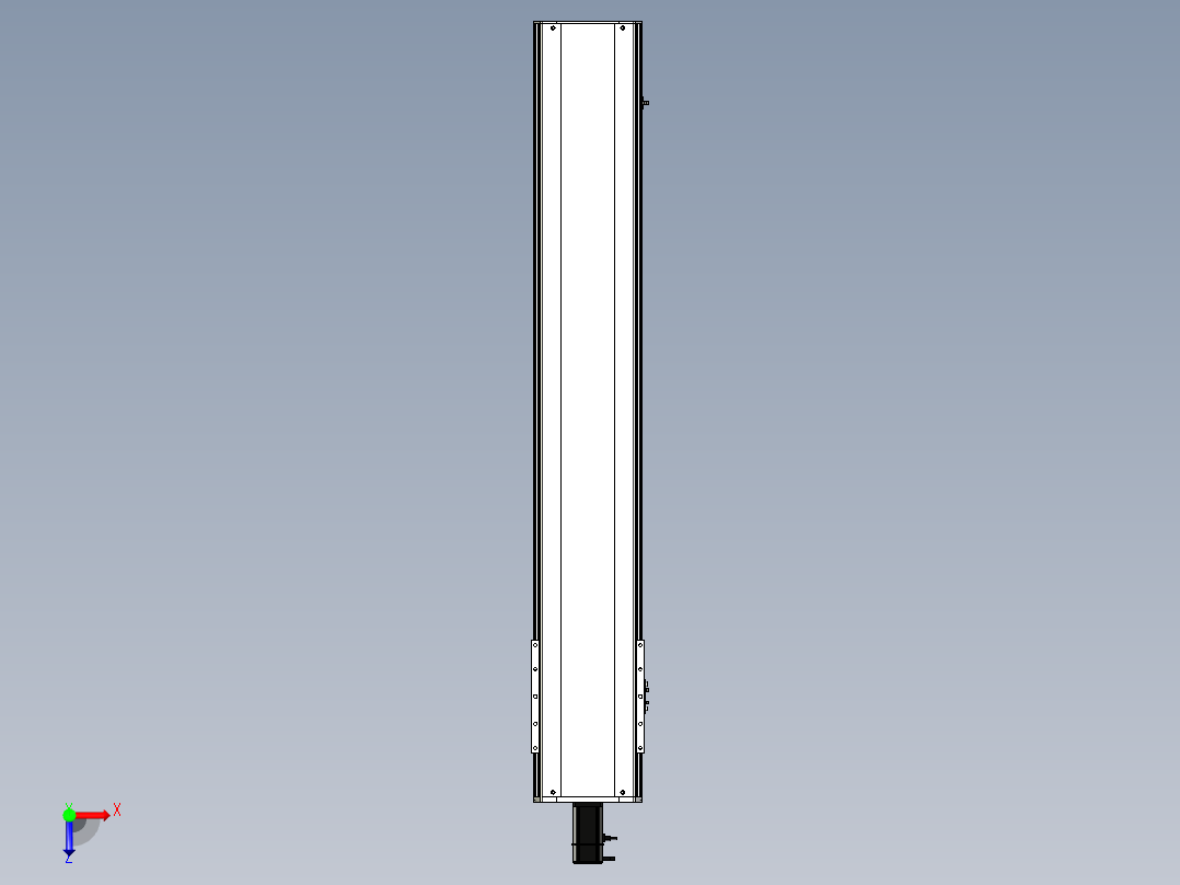 Toyo东佑达直线模组-ETH22-1200-BC-400W俯视图