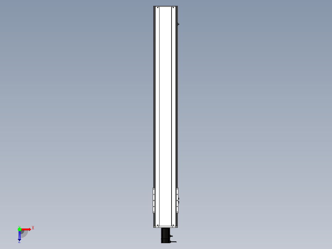 Toyo东佑达直线模组-ETH22-BC-750W俯视图