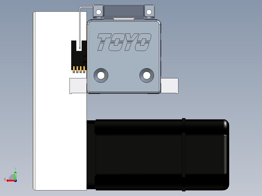 Toyo东佑达直线模组-M65-M-1500-RD-M40-C4后视图