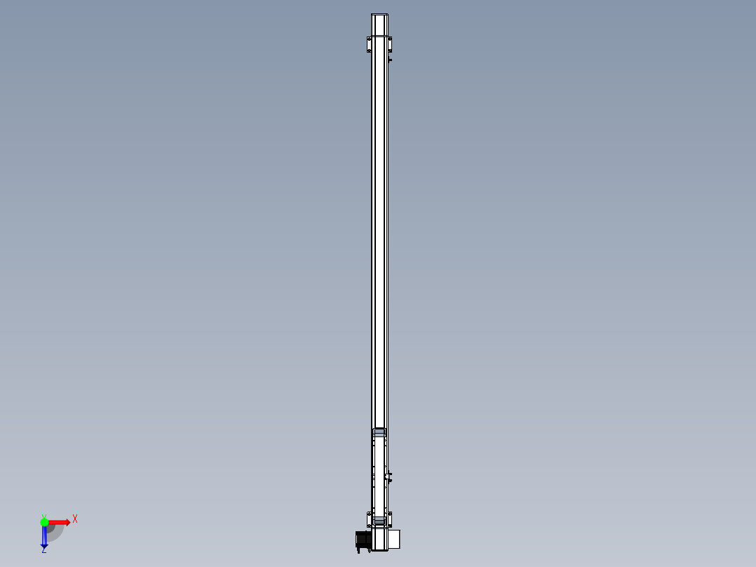 Toyo东佑达直线模组-M65-M-1500-RD-M40-C4俯视图