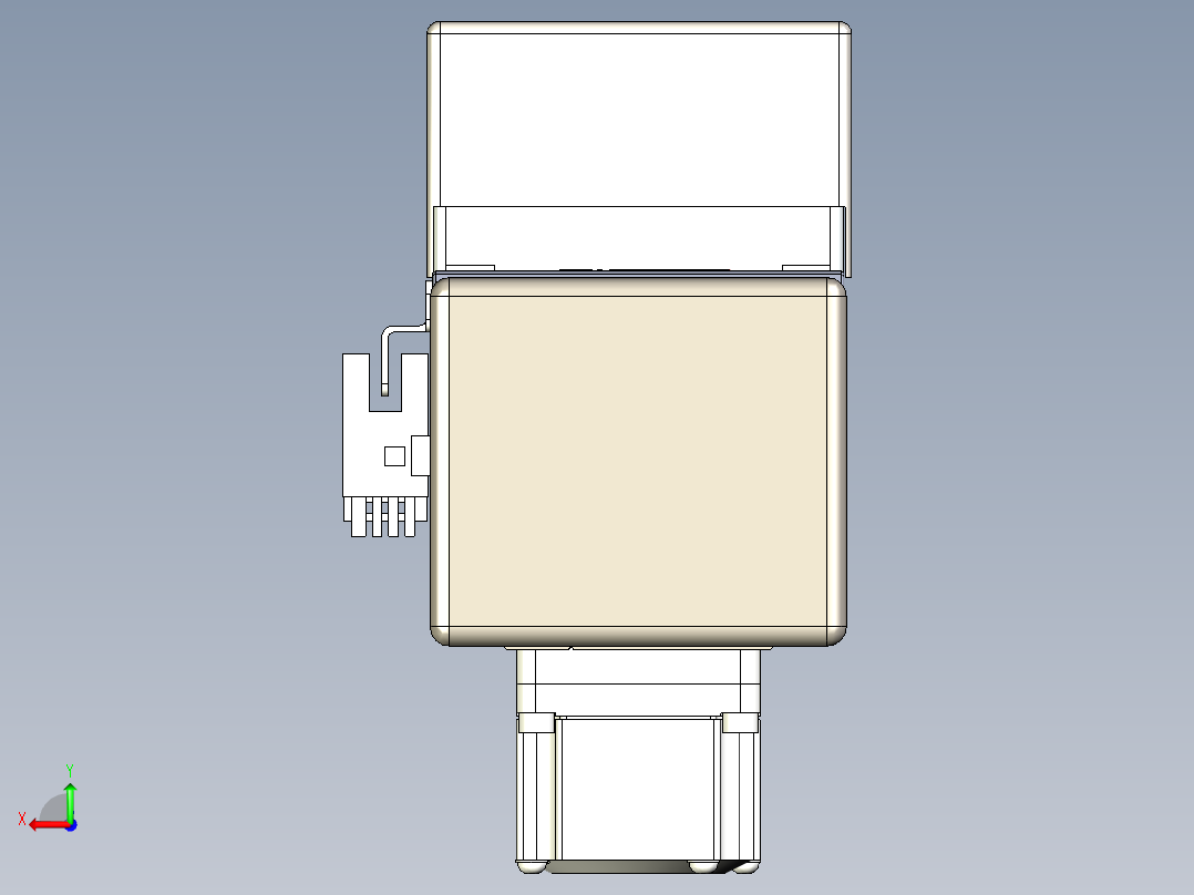 同步带全封闭直线模组TPA-HCB-65S-90-L1300-M-C-P10-N3后视图