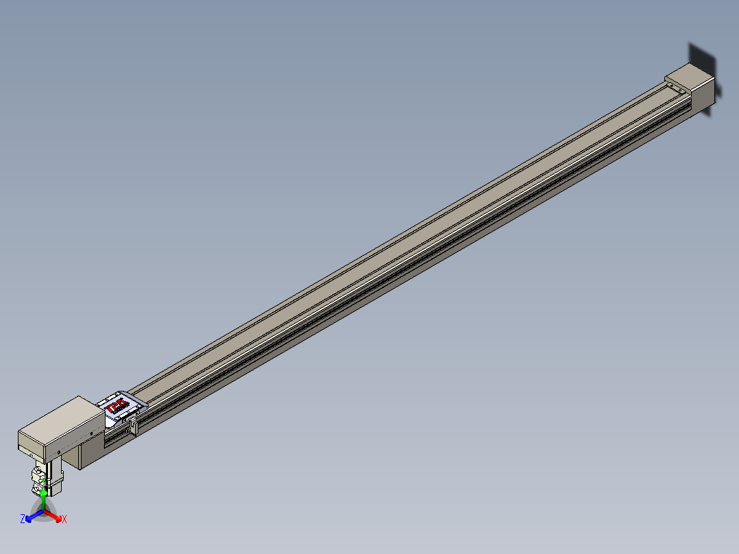 同步带全封闭直线模组TPA-HCB-65S-90-L1300-M-C-P10-N3正等轴测图