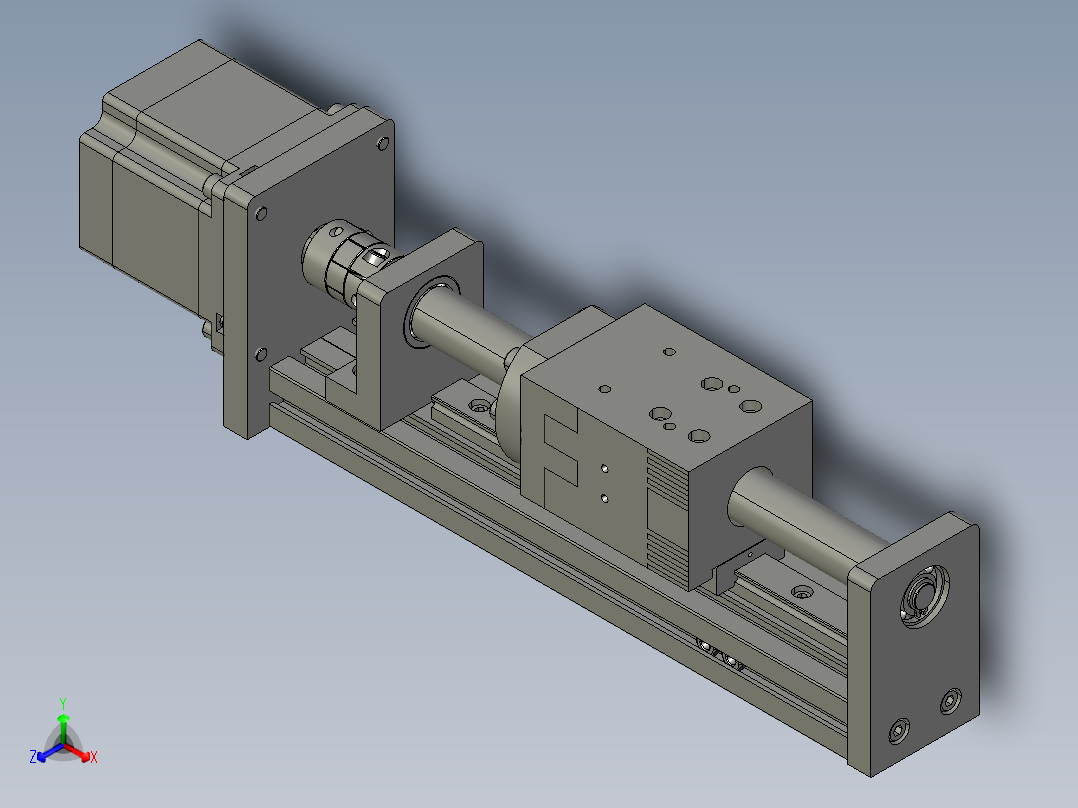 模组FSK40E100-10C7-BC-B57正等轴测图