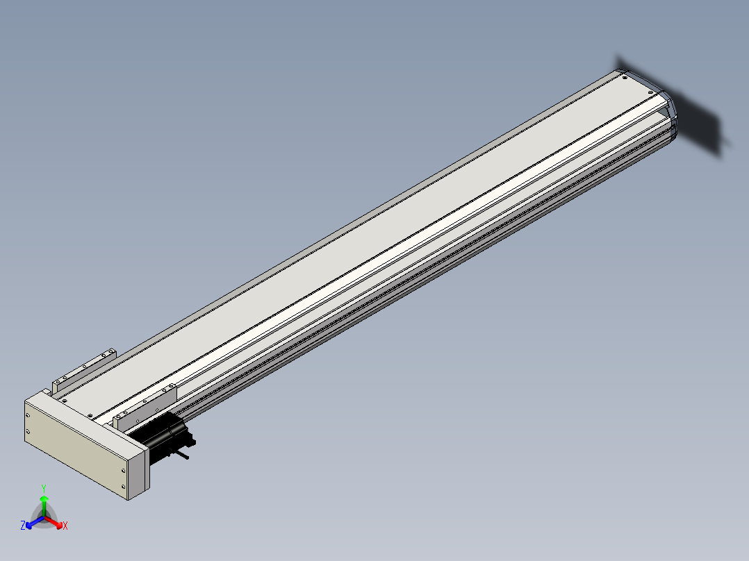 Toyo东佑达直线模组-ETH17-1250-BL-M40主视图