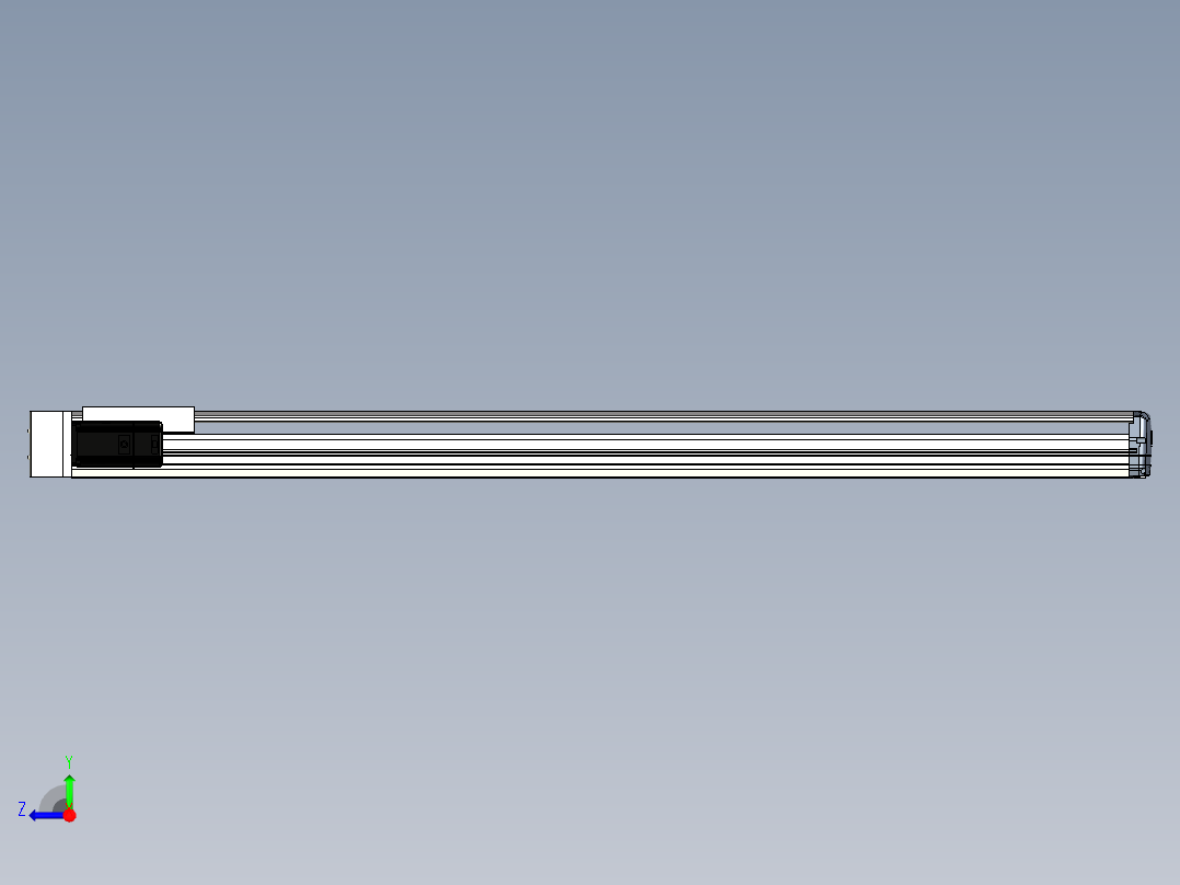 Toyo东佑达直线模组-ETH17-1250-BL-M40右视图
