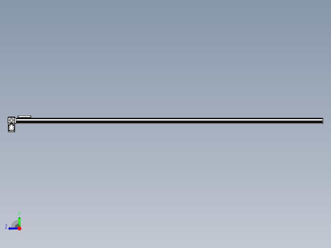 同步带全封闭直线模组TPA-HCB-105D-90-L2800-LP-C-P20-N3右视图