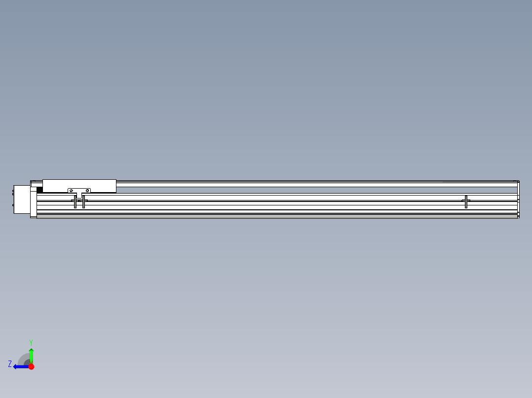 Toyo东佑达直线模组-ETH22-1200-BR-750W+煞車右视图