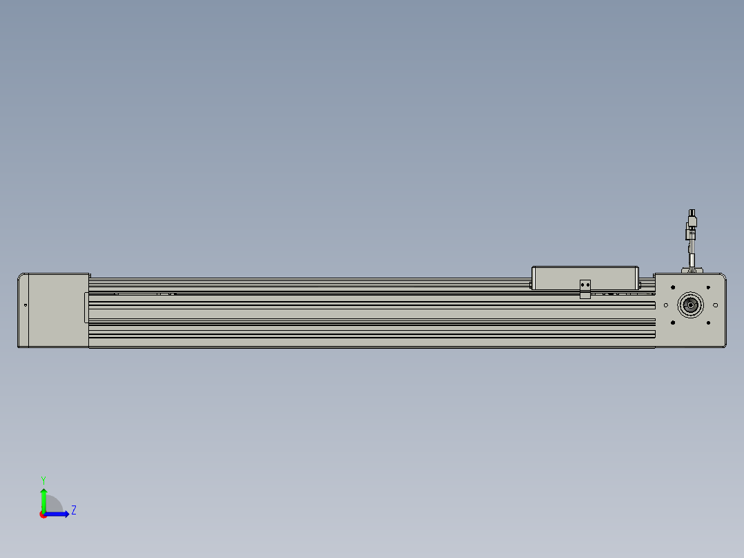 威洛博直线电机模组EB8-L200-S600-L-P75-MS3左视图