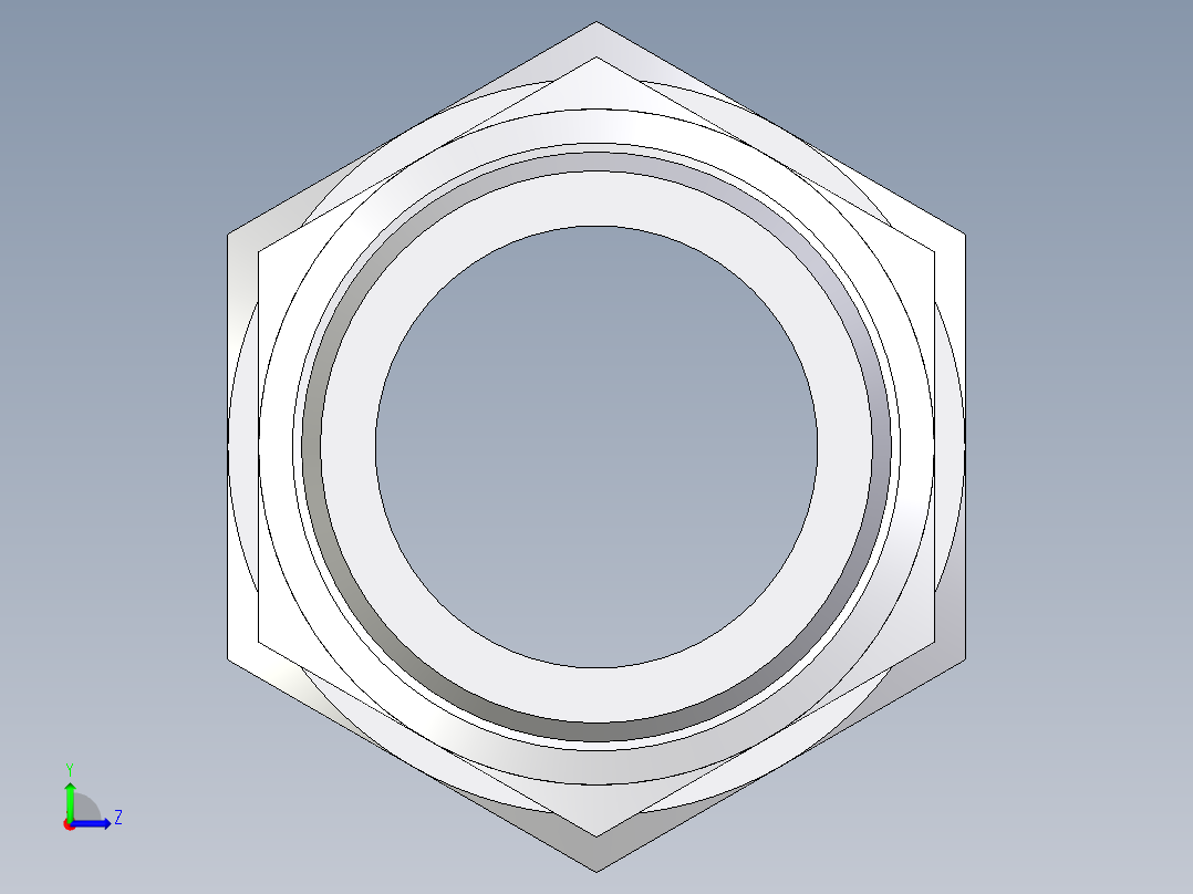 卡套式工业通用硬管接头EO_Male_Stud_connector_GE42LMCF左视图