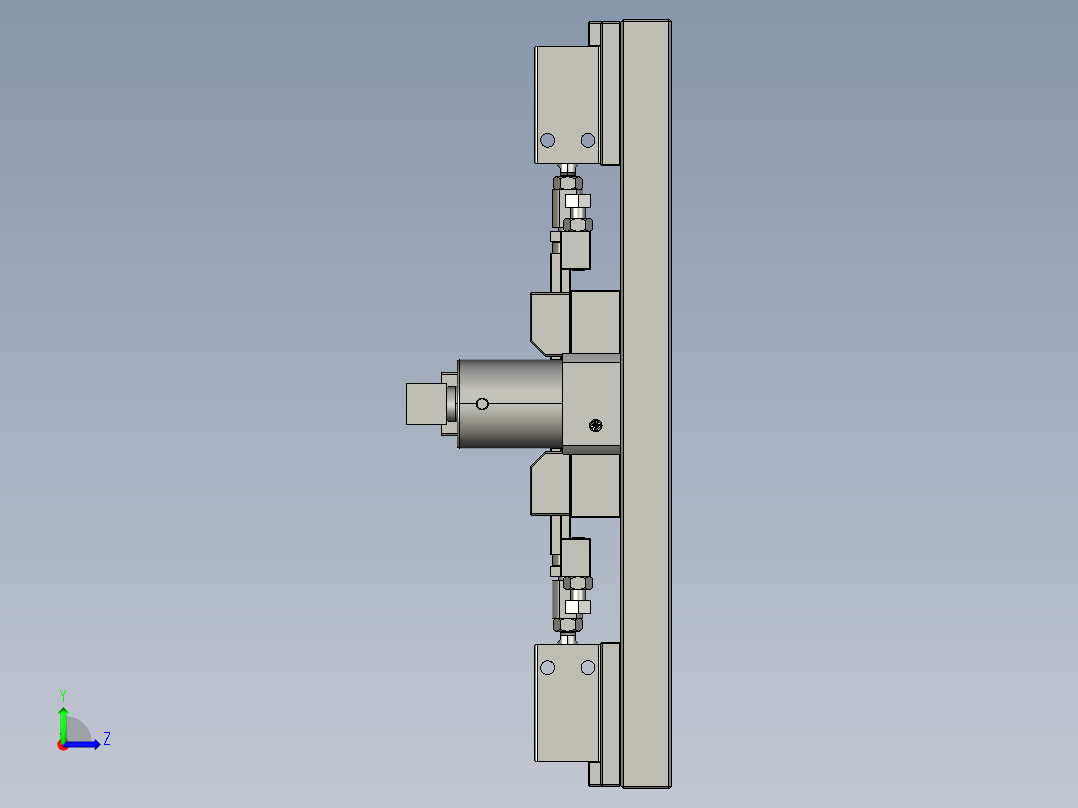 角度整形治具左视图