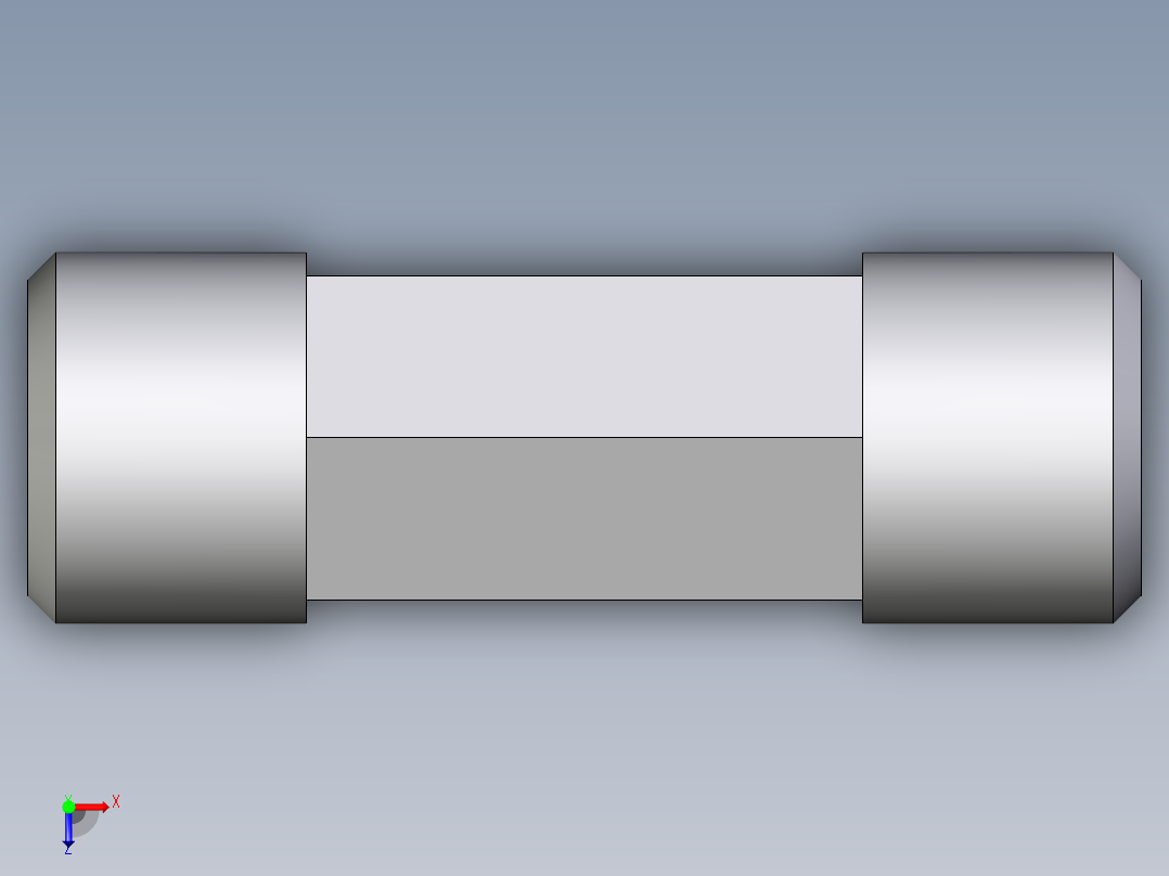 卡套式工业通用硬管接头EO_Male_stud_run_tee_TE08SR71X俯视图