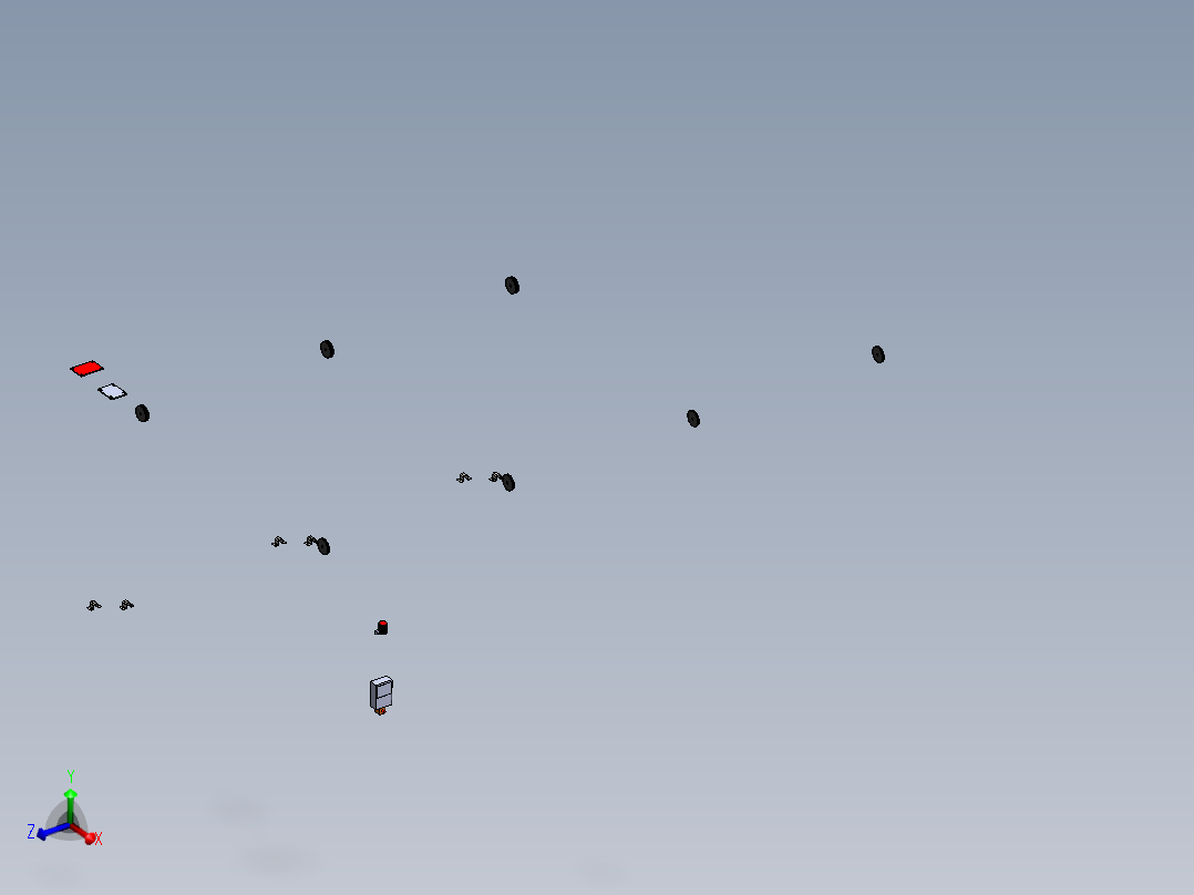 两层停车楼--SW（只有总装配图，仅供参考）主视图