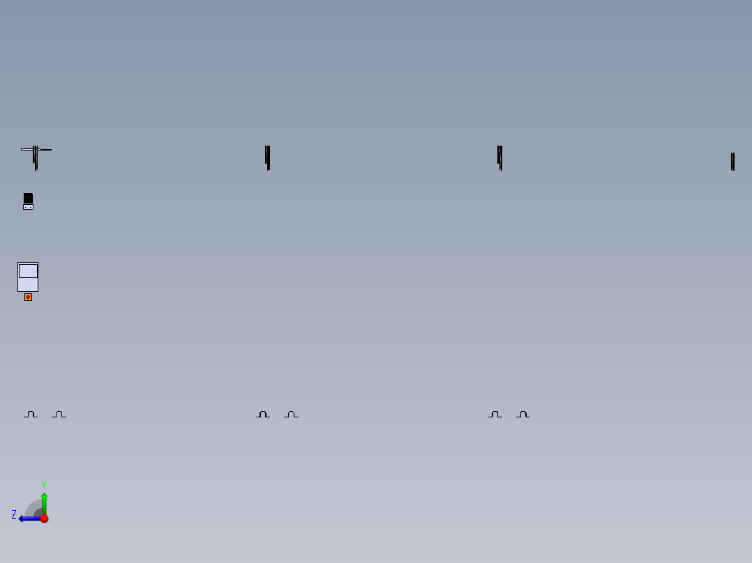 两层停车楼--SW（只有总装配图，仅供参考）右视图