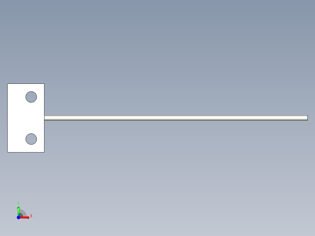支架光纤_对射型FT-W17前视图