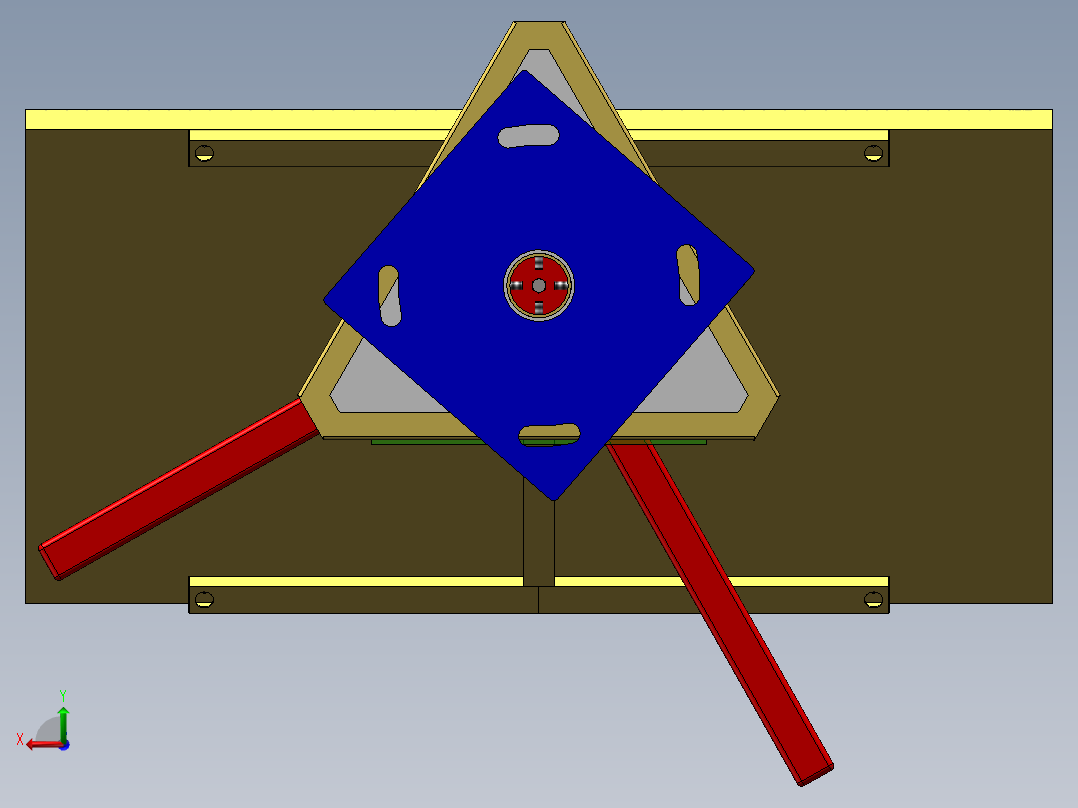 电子站牌后视图