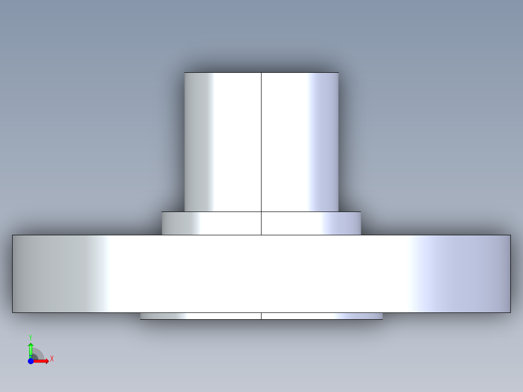 CPVC管件28-Sch80_Flange Vanstone_SPIG_9856-010_1in前视图