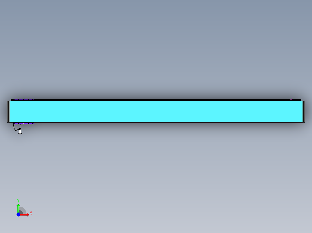 威洛博VL系列直线电机模组-VL22H3-S2700前视图