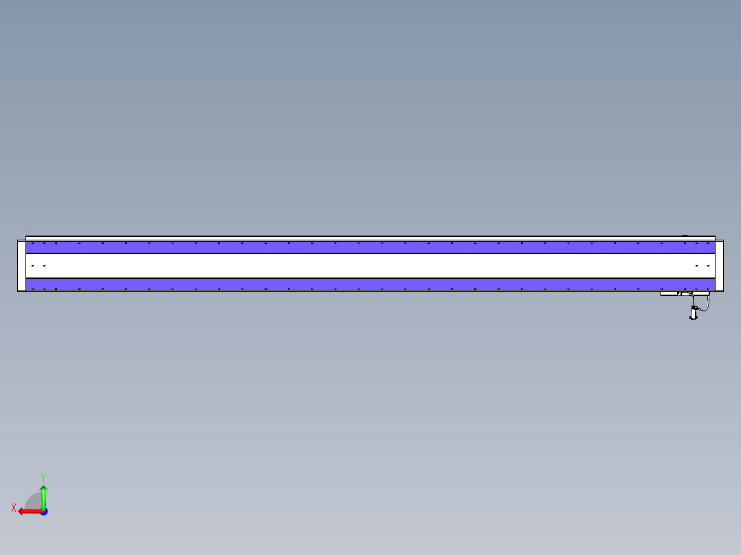威洛博VL系列直线电机模组-VL22H3-S2700后视图