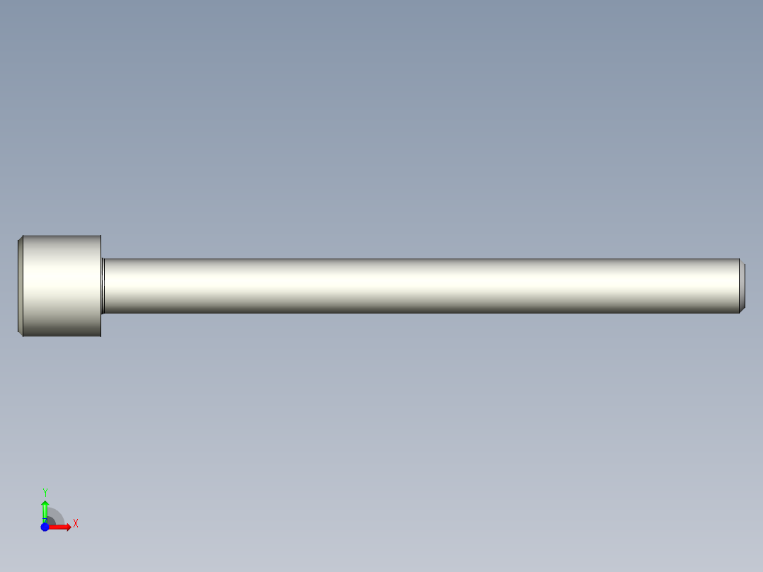 螺钉-Hexalobular_socket_screw-M6-70-50-9-11-6-C0.56.stp前视图