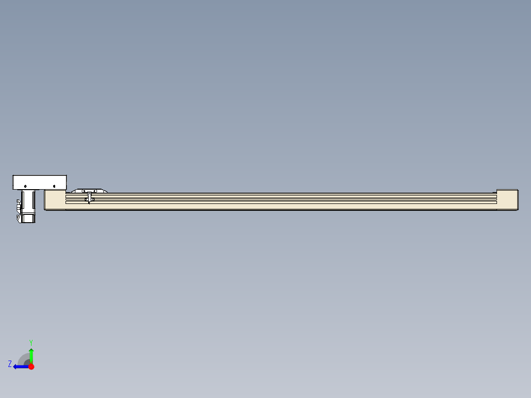 同步带全封闭直线模组TPA-HCB-65S-90-L1050-M-C-P10-N3右视图