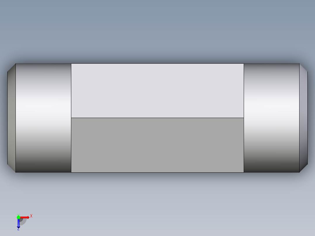 卡套式工业通用硬管接头EO_Male_stud_run_tee_TE16SR71X俯视图