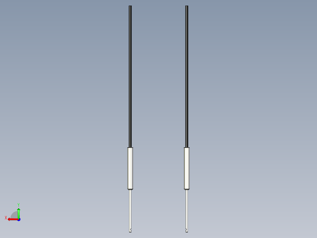 侧视光纤_对射型FT-F212后视图