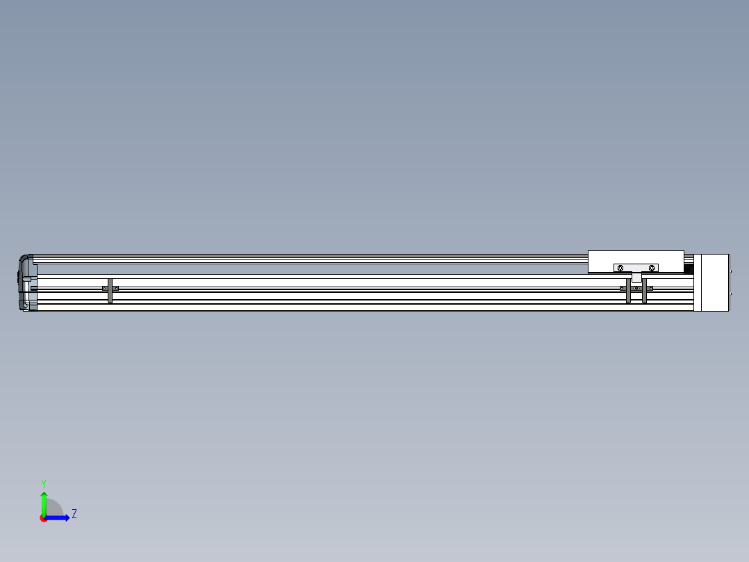 Toyo东佑达直线模组-ETH17-850-BL-M40左视图