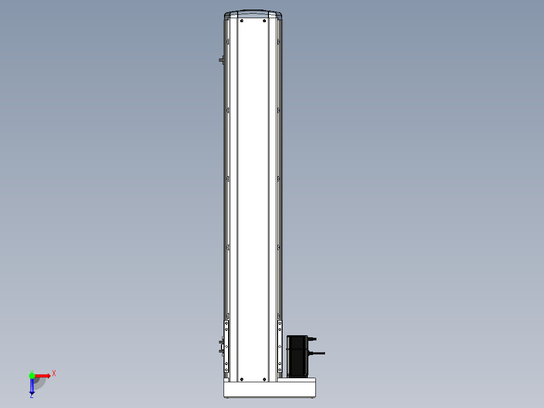 Toyo东佑达直线模组-ETH17-850-BL-M40俯视图