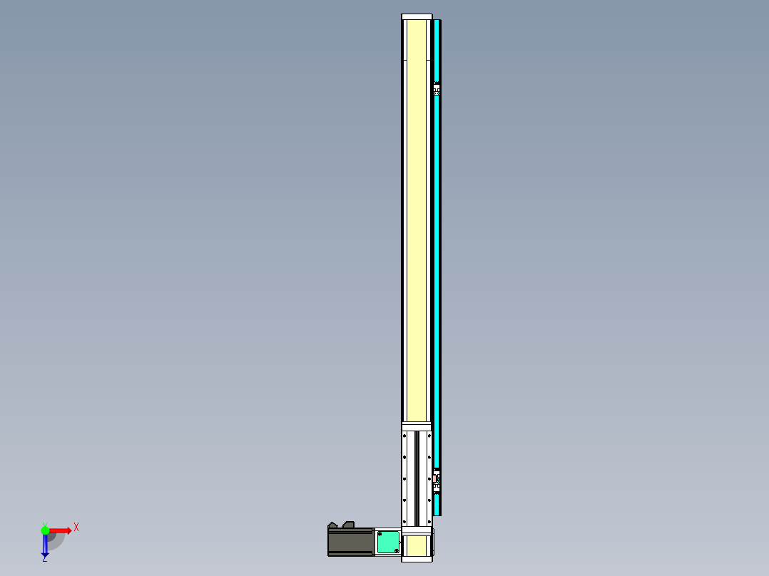 欧规系列-LB6-L130-C-S800-BR-P40-D3俯视图