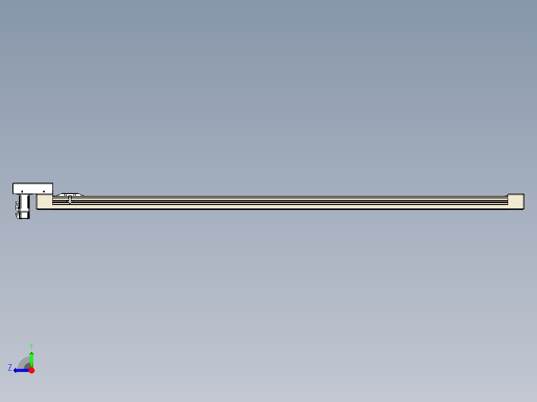 同步带全封闭直线模组TPA-HCB-65S-90-L1550-M-Y-P10-N3右视图