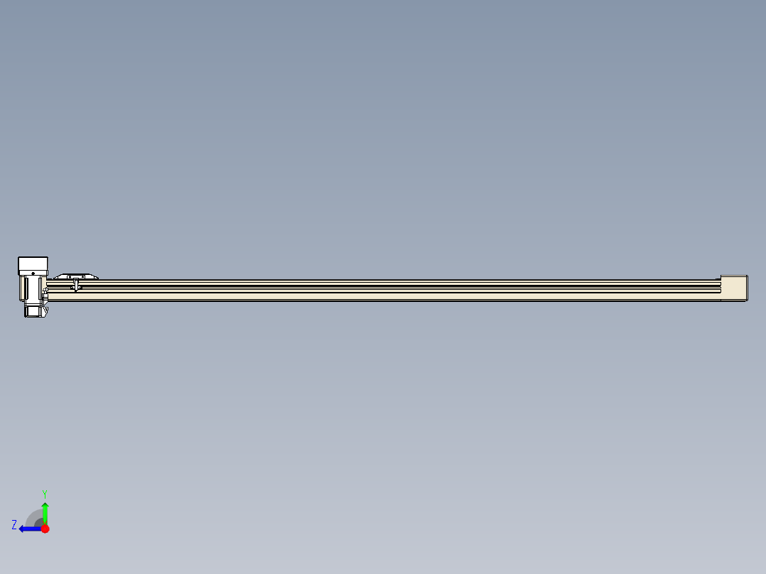同步带全封闭直线模组TPA-HCB-65S-90-L1350-MR-C-P10-N3右视图