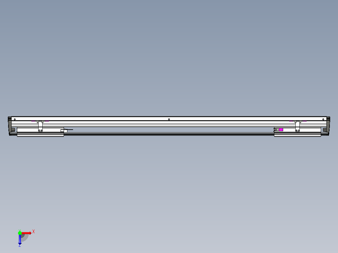 威洛博VL系列直线电机模组-2VL17E3-S900俯视图