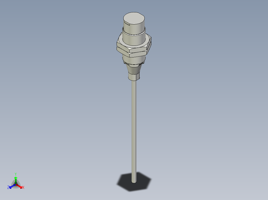 接近传感器PS_PT18-T_3D_2023正等轴测图