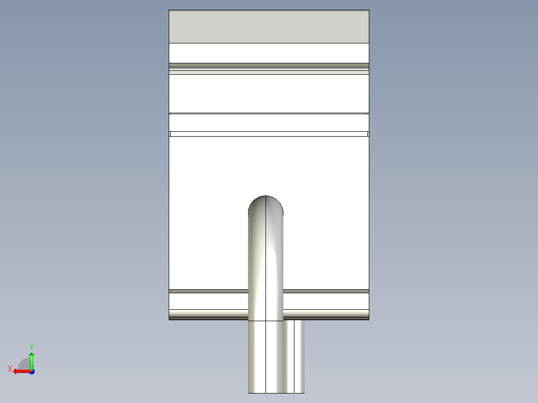 基恩士GV-21(P)_kc图纸模型后视图
