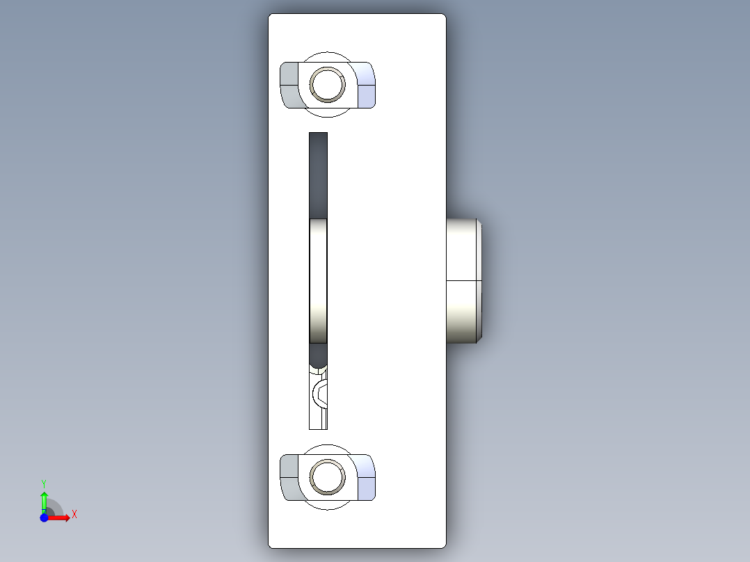 型材-KJN HINGED DOOR LOCK WITH UNIQUE LOCK 3842522479前视图