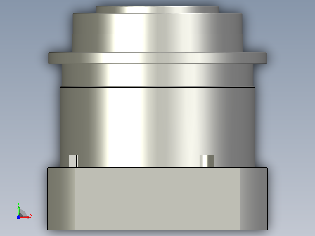 斜齿PHF140-L1 35-114.3-200-M12.STEP前视图