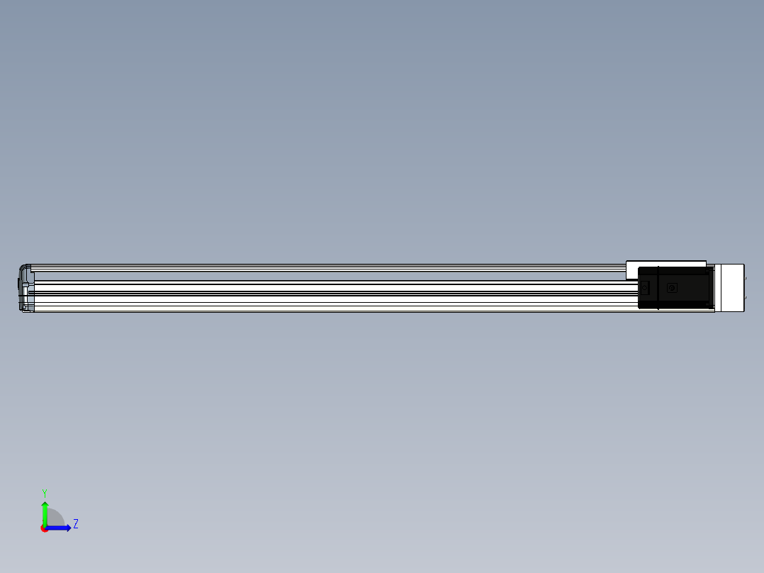 Toyo东佑达直线模组-ETH17-1100-BR-M75左视图