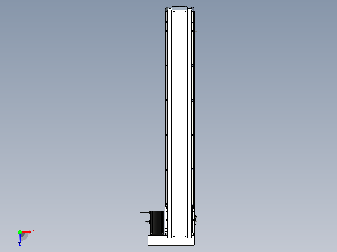 Toyo东佑达直线模组-ETH17-1100-BR-M75俯视图