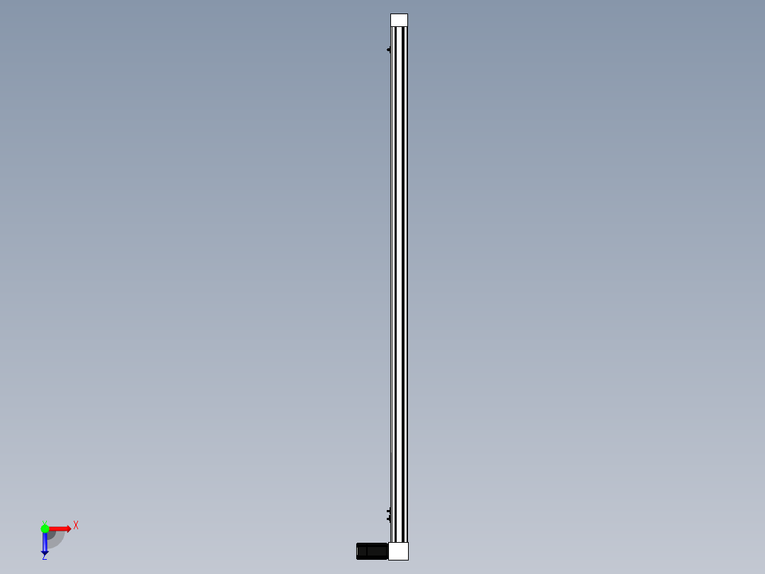 Toyo东佑达直线模组-M65M-X78-1800-L-M40-C4俯视图