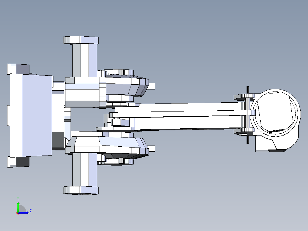 ABB IRB 1400 M200 SW IGS左视图