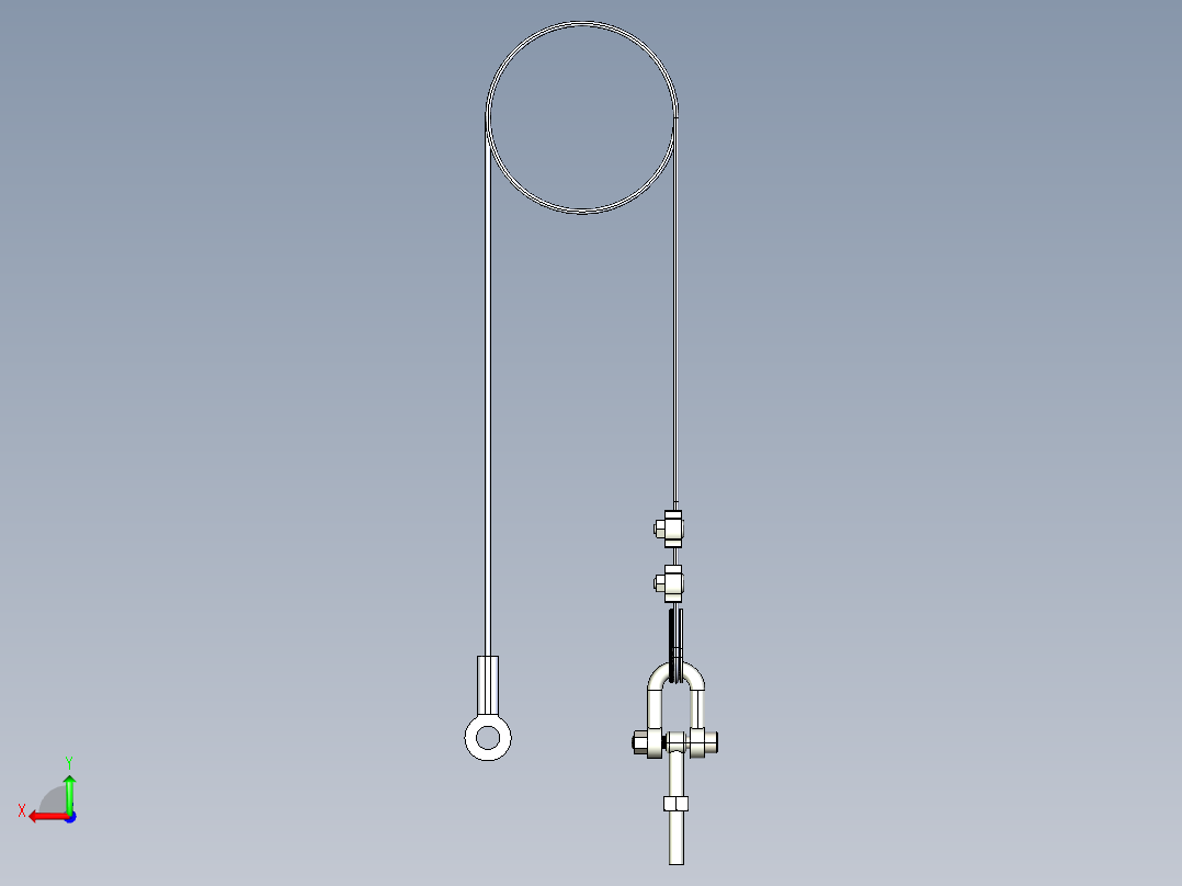型材-BR COUNTERBALANCE CABLE 3842518798后视图