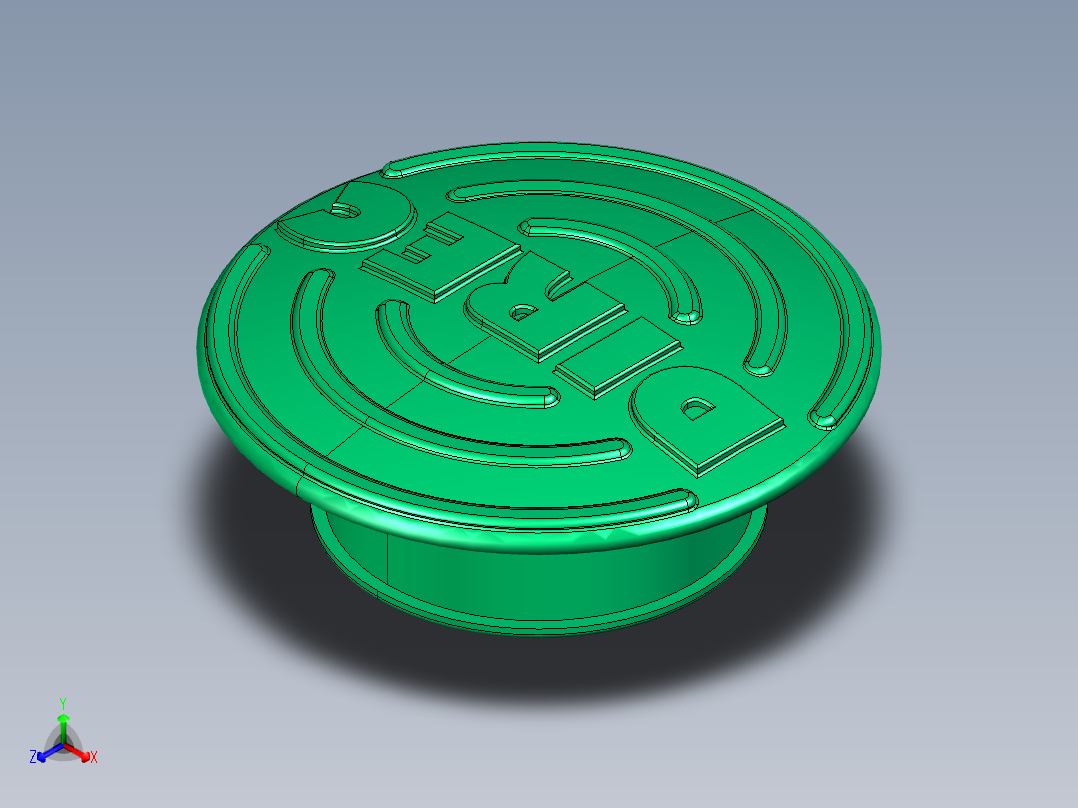 UG毕业设计正等轴测图