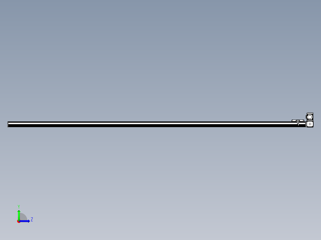同步带全封闭直线模组TPA-HCB-105D-90-L2900-RU-C-P20-N3左视图