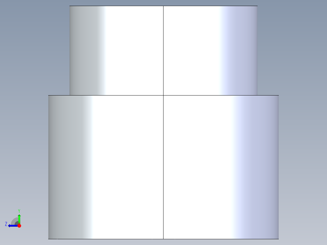 聚氯乙烯配件13-Sch80_ReducerCoupling_FPTxFPT_830-131_1in x 0.75in右视图