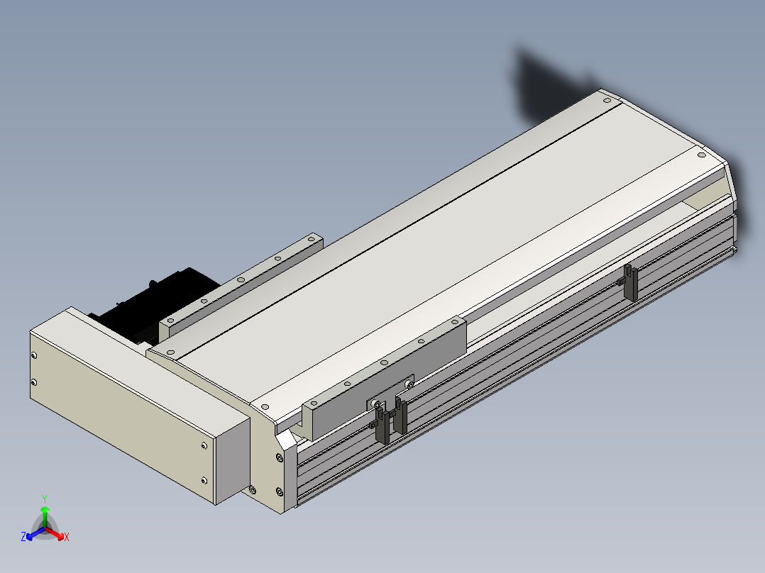 Toyo东佑达直线模组-ETH22-350-BR-750W正等轴测图