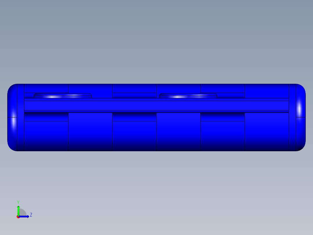 工程塑膠鉸鏈CFC-3D多系列多零件图纸模型左视图