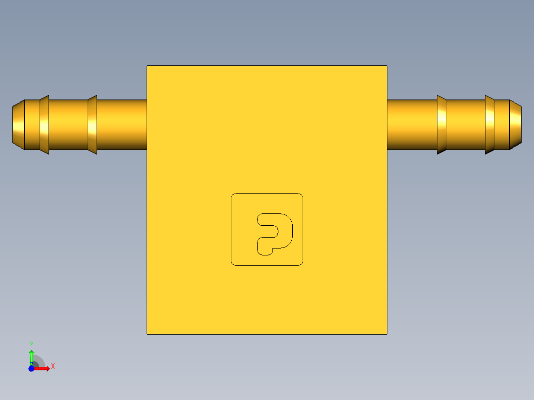 工业通用螺蚊管倒齿式工业硬管接头Female Branch Tee 237-5_32-2前视图