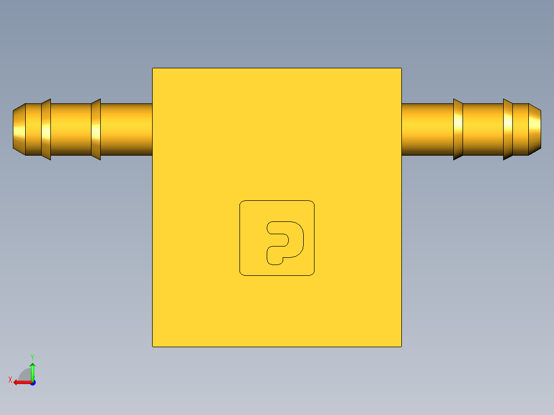 工业通用螺蚊管倒齿式工业硬管接头Female Branch Tee 237-5_32-2后视图