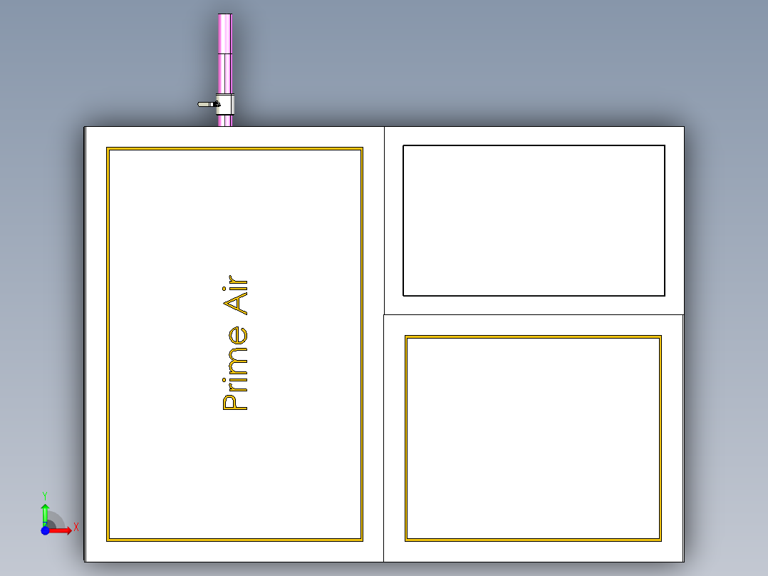螺杆压缩机--stp前视图