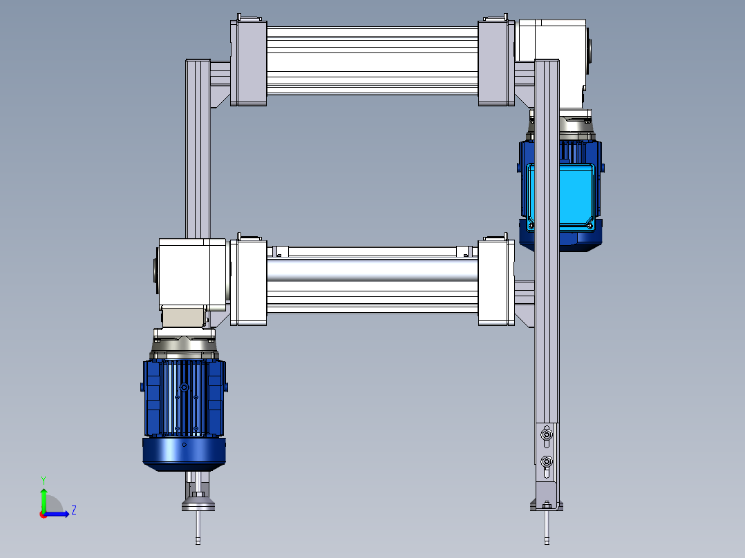 平皮带480×480mm左视图